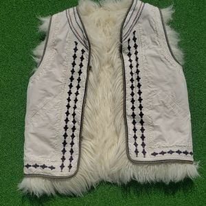 Free People Sheep Skin Vest